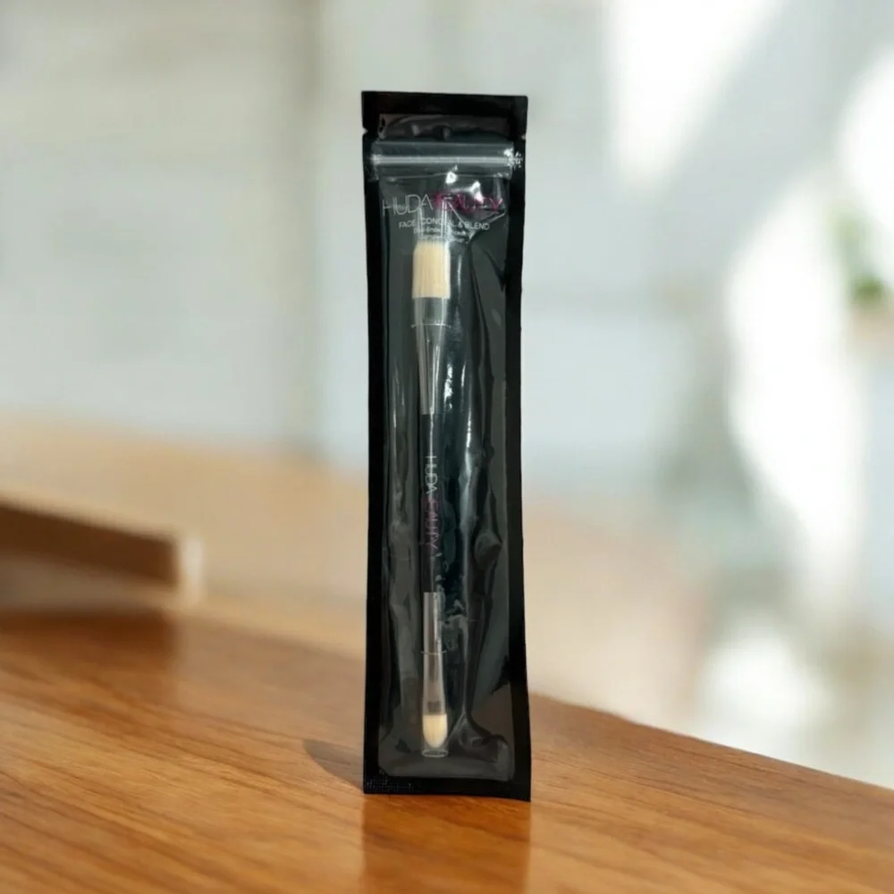 💎 Huda Beauty Bake & Blend Dual-Ended Setting Complexion Face Conceal Brush New